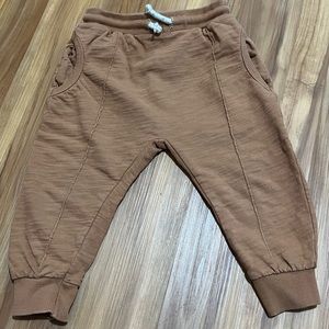 Zara orange joggers 2/3Y